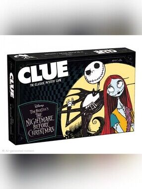 Clue: The Nightmare Before Christmas Edition -GREAT FAMILY FUN! NIB.
